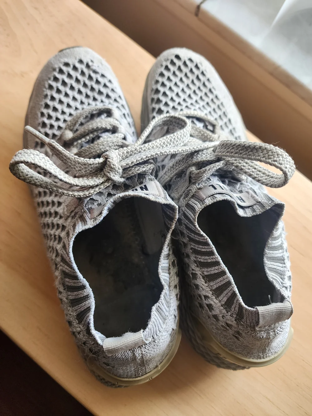 NOBULL Cool Grey Knit Runner Athletic Sneakers Womens 7.5